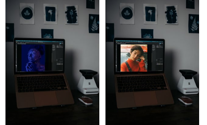 editing by adobe photoshop and retouching