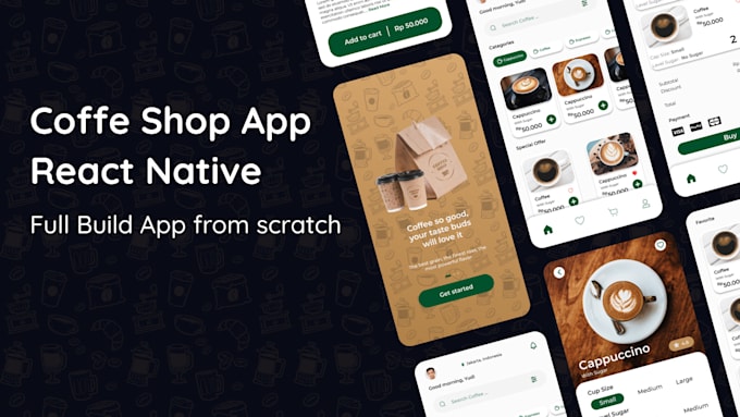 convert your PSD, figma design into react native mobile app