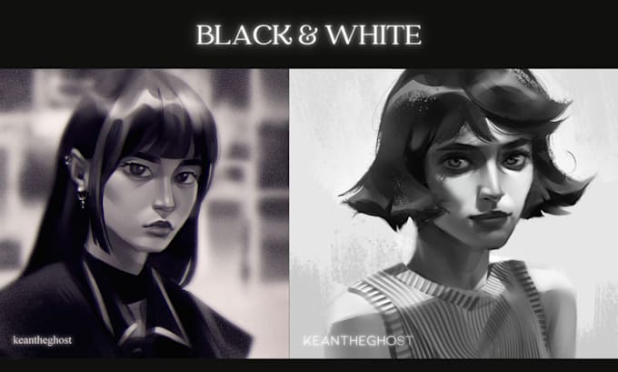 paint and stylized your portrait conmission