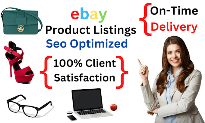 do professional ebay SEO listing and product upload for increased sales