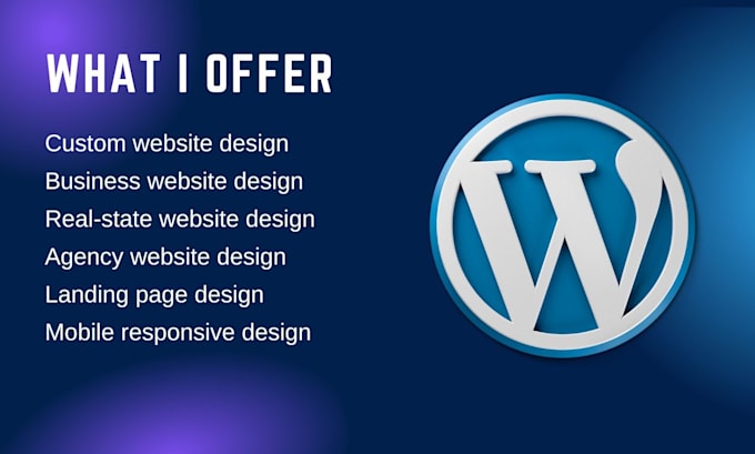build complete wordpress website design or redesign responsive website