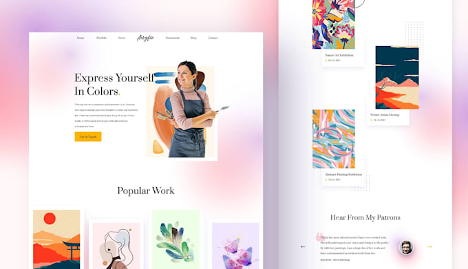 create stunning wordpress one page slider website in one day