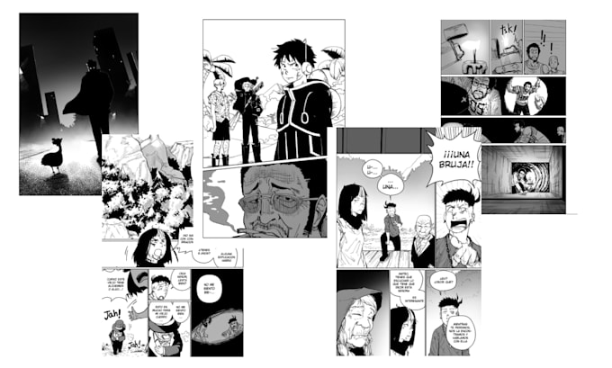 draw a manga or comic page
