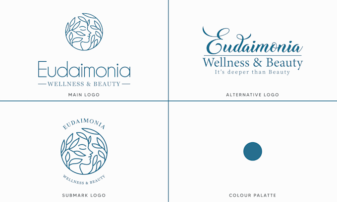 Design a modern feminine signature logo and branding kit by Snow ...