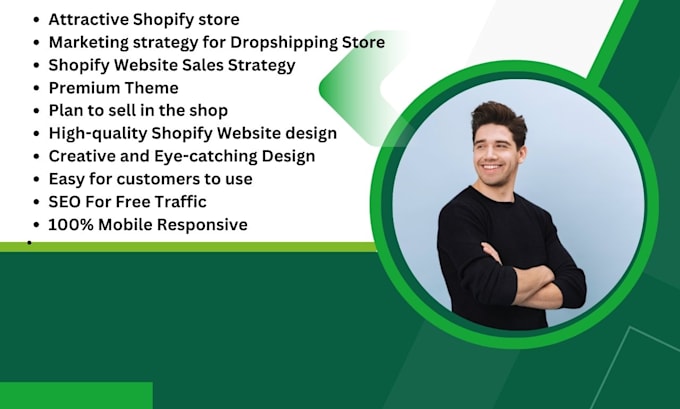 build a shopify dropshipping store or shopify website