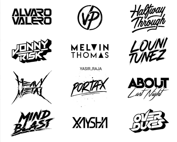 Do creative sports fitness event music business logo design by