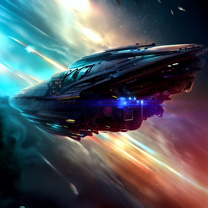 Create spaceship concept art for you by Armeziru | Fiverr