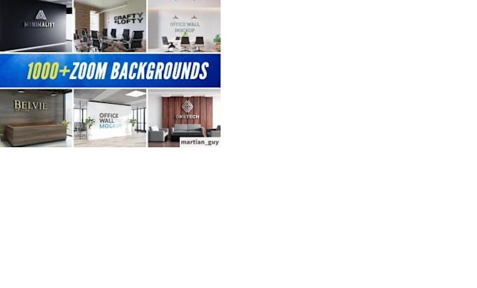 custom zoom virtual background with your logo