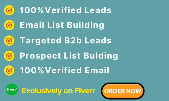 do targeted b2b lead generation for any industry and email list building