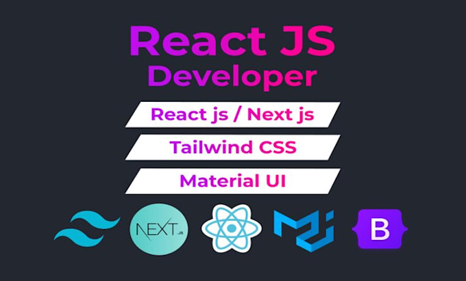 Be your frontend web developer using react,next 13,tailwind css by ...