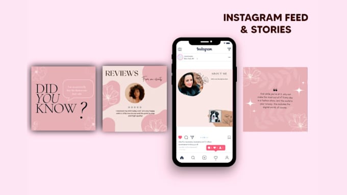 desing profesional instagram posts and stories