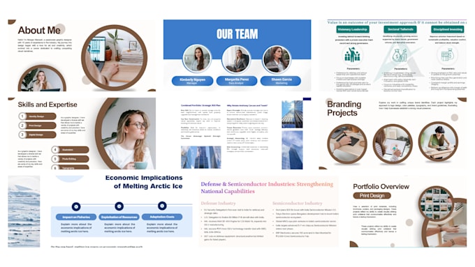 design personal portfolio,company profile and pitch deck
