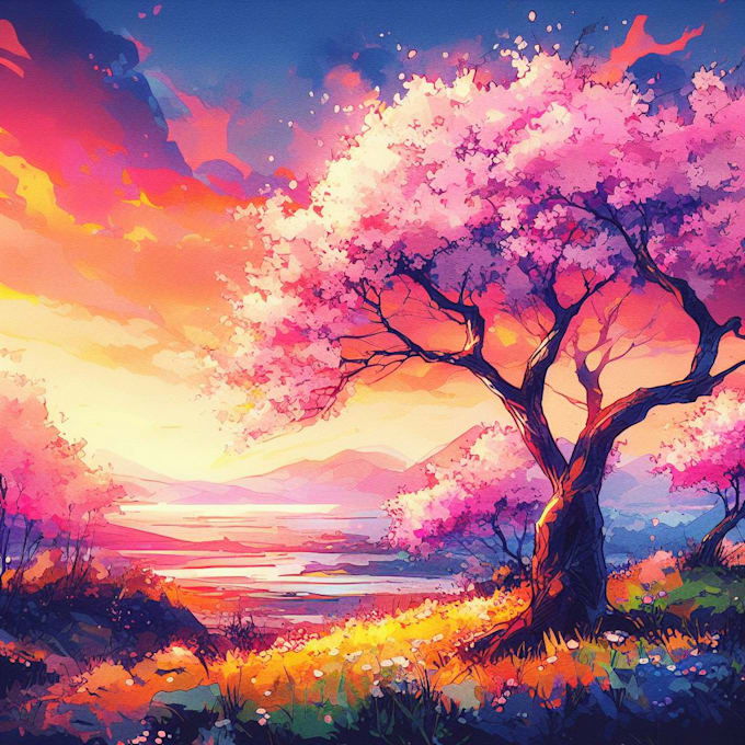 Make anime background for your business by Shadman071 Fiverr