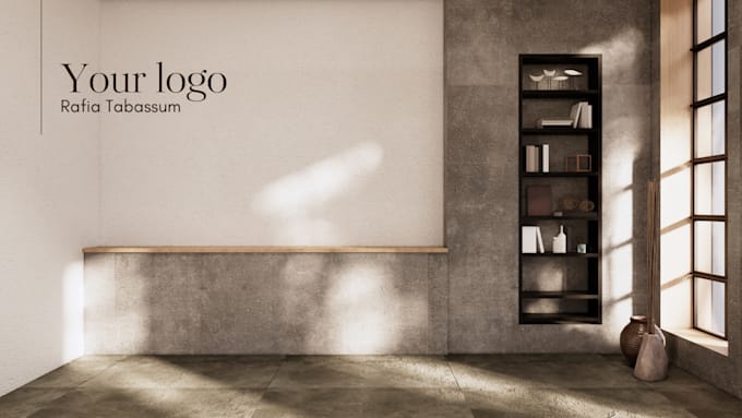 design zoom virtual background with your logo