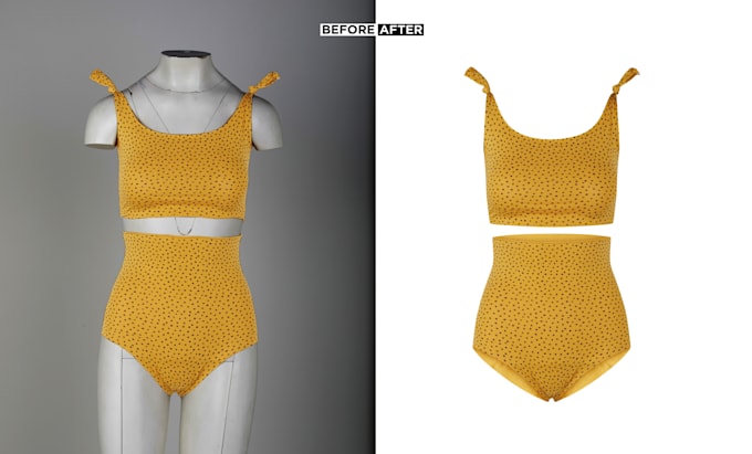 flat lay, neck joint or ghost mannequin image editing for apparel in photoshop