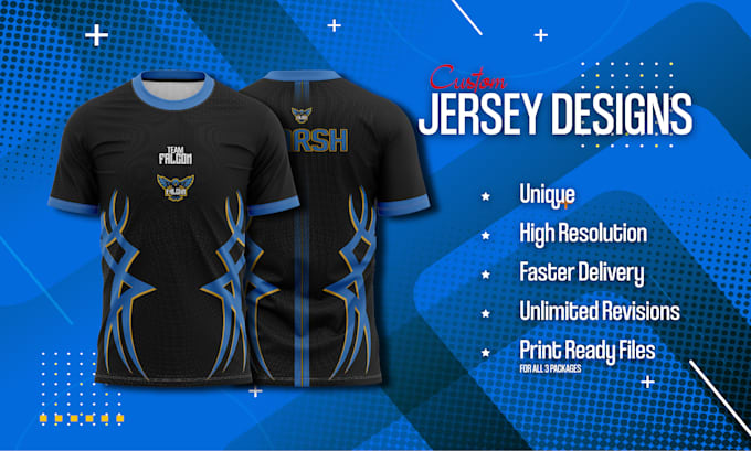 do custom esports jersey designs