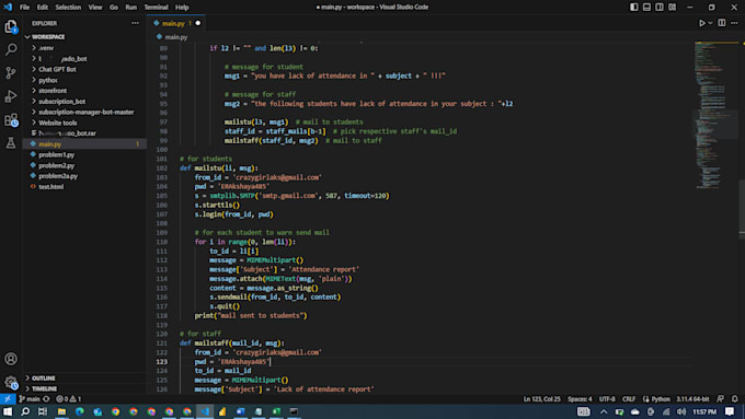 Create python scripts, bots, scraper and projects by Zahidmumtaz45 | Fiverr