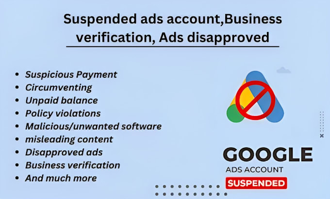 reactivate your google ads suspended accounts
