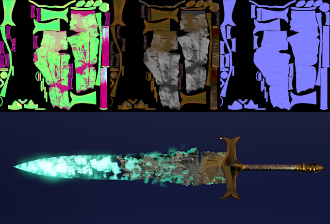 model 3d weapons and prompts for any environment