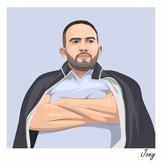draw your portrait in the personalizedvectorportrait style as an example