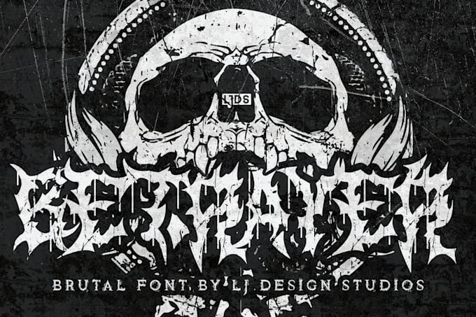 a heavy metal style logo for your band