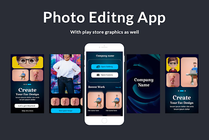 prepare mobile UI UX design