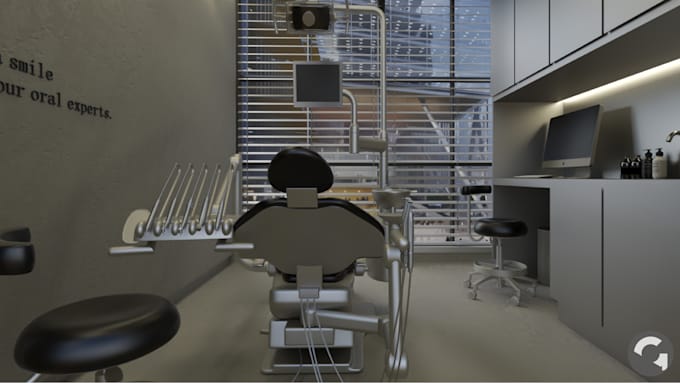 do realistic interior design and render