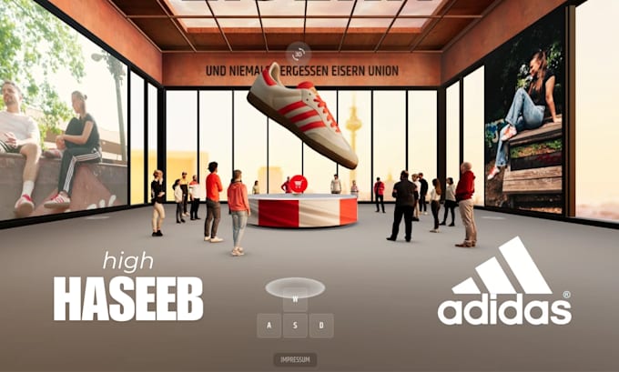 make an interactive immersive 3d web experience