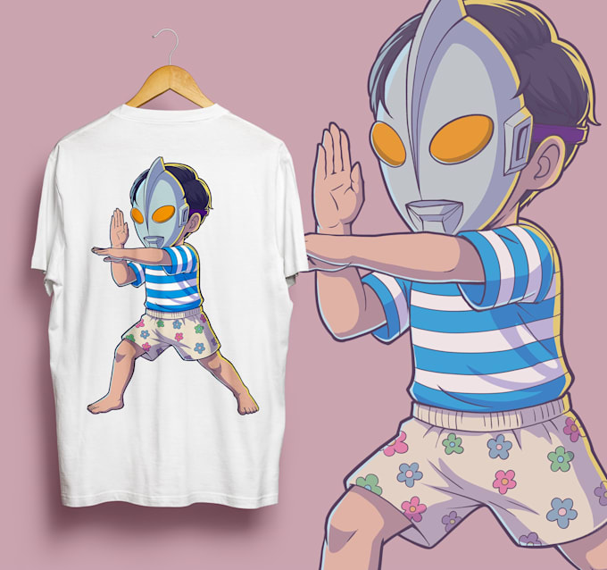 unique illustration for t shirt design in 24 hours