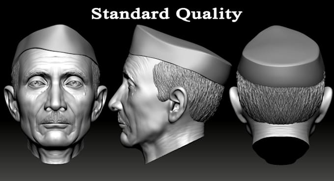 do print ready 3d faces in high detail