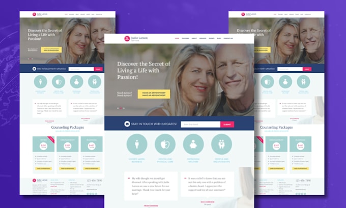 make life coaching, consulting, and marketing agency website