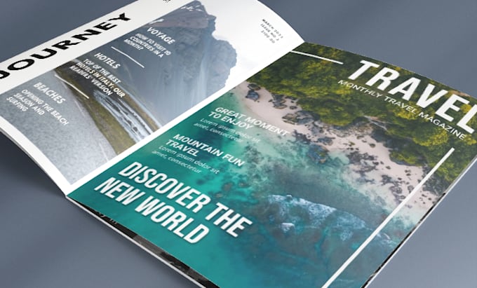 design stunning, fashion magazine, magazine cover, layout, newsletter
