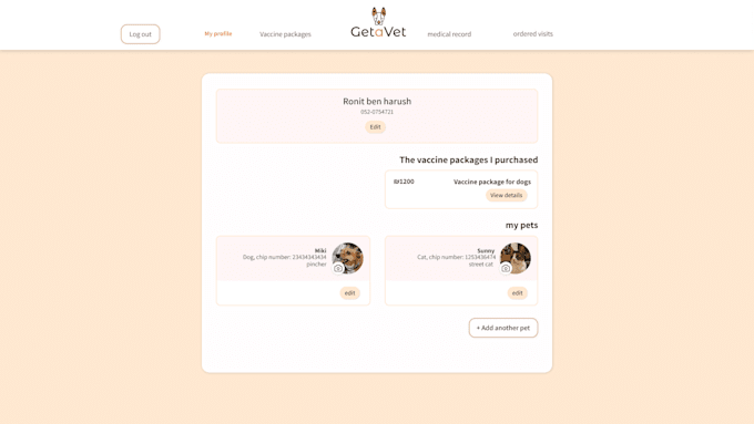 develop veterinary applications web and mobile