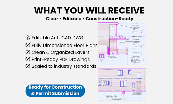 create accurate permit ready floor plans in autocad