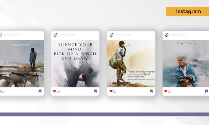 create instagram and facebook ads, posts, stories