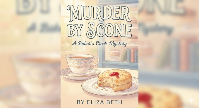 design a professional cozy mystery book cover for kindle KDP
