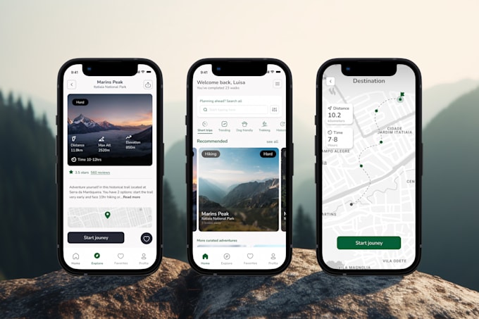 do UX UI design for mobile app in figma