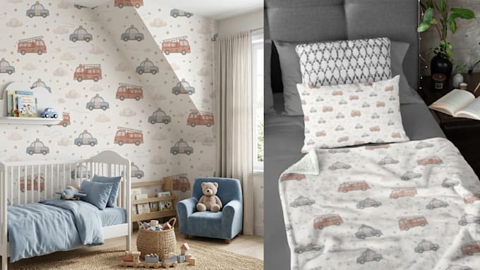 design pattern for pillow, cushion and bedsheet