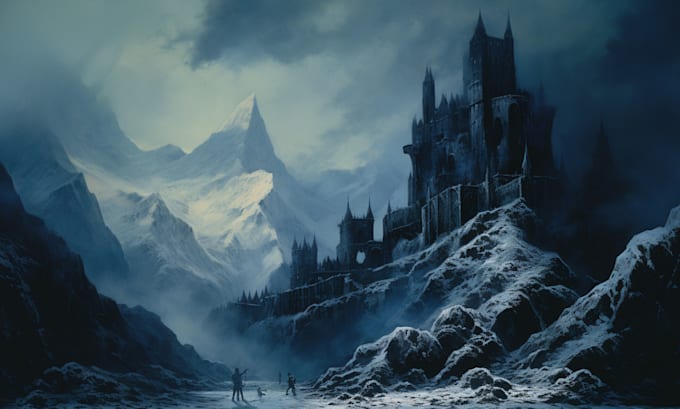 make dark fantasy art for your needs