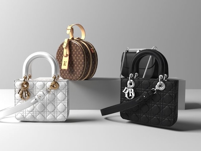 do 3d bag animation, fashion bag design, purse, 3d leather, 3d textile, backpack