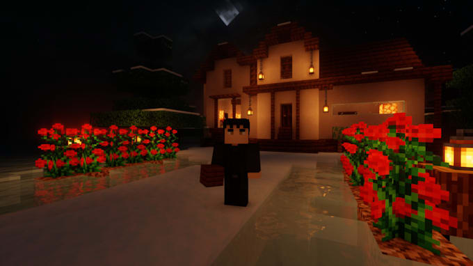 do any building or farm professionally in minecraft bedrock or java