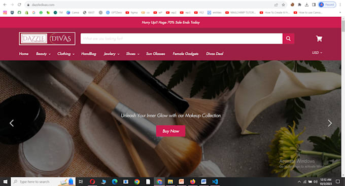 create branded shopify store, one product store