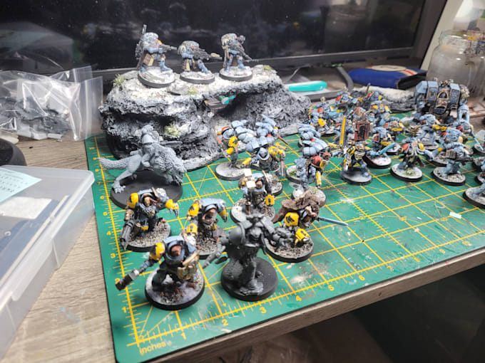 assemble and, or paint miniatures