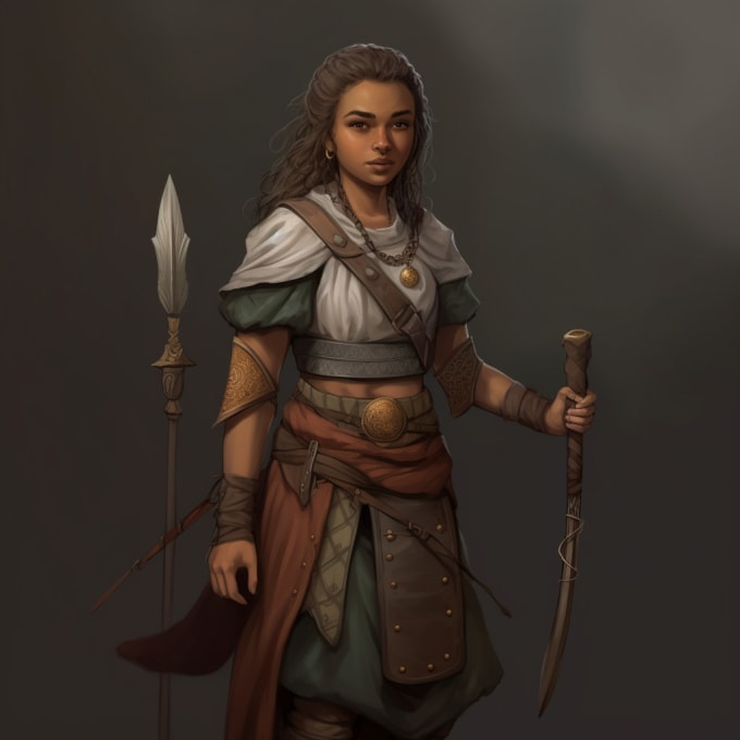 Make a full body dnd character art by Lindahanse | Fiverr