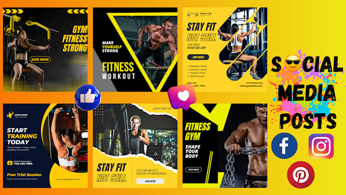 create canva custom editable social media templates