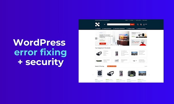 fix wordpress and woocommerce website bugs, issues, and errors