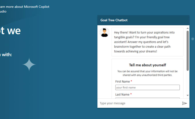 build power virtual agent, microsoft copilot studio chatbot