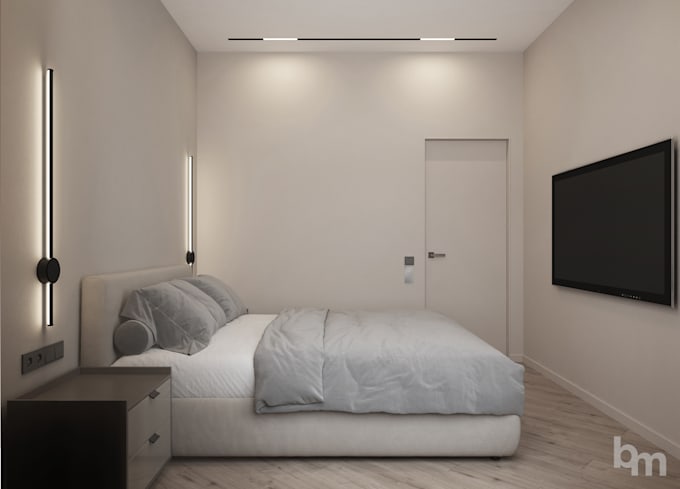 design and 3d render interior or exterior