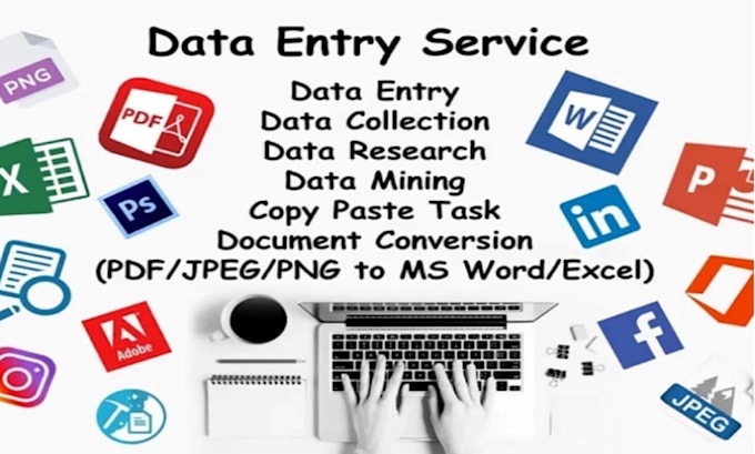 be your fast and accurate data entry specialist