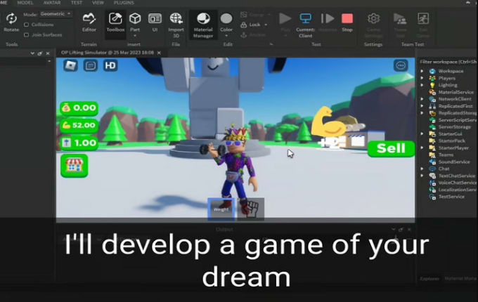 Build a complete roblox game, script roblox game, complete roblox game ...
